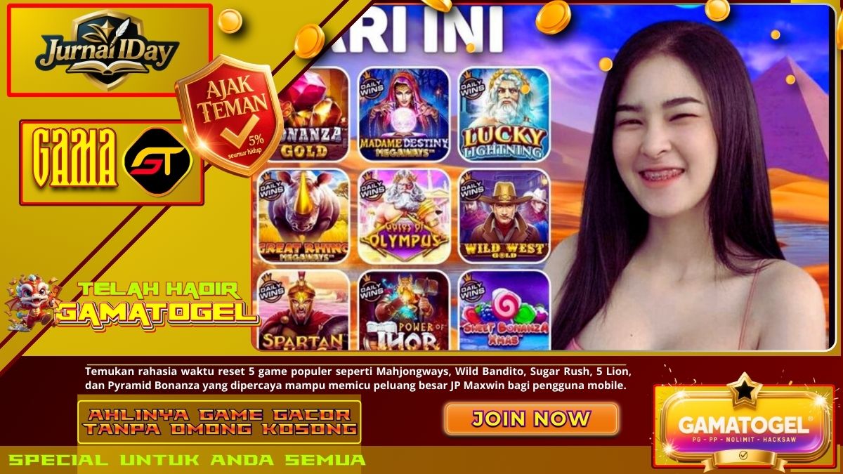 Saat Waktu Reset 5 Game Ini Siap Siap Kasih JP Maxwin Ke Pengguna Mobile