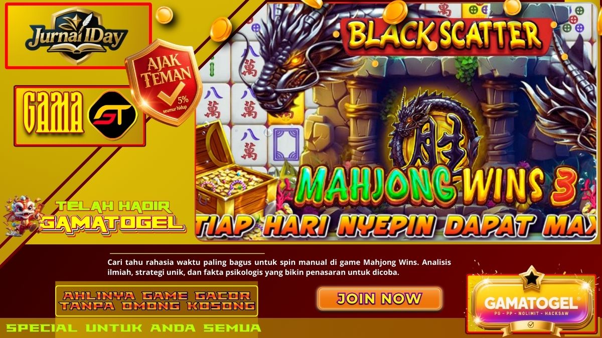 Inilah Waktu Paling Bagus Untuk Spin Manual Di Game Mahjong Wins
